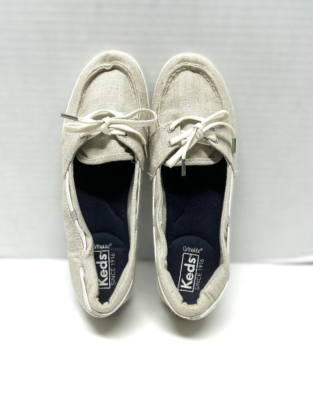 KEDS Ortholite cream loafers size 8.5